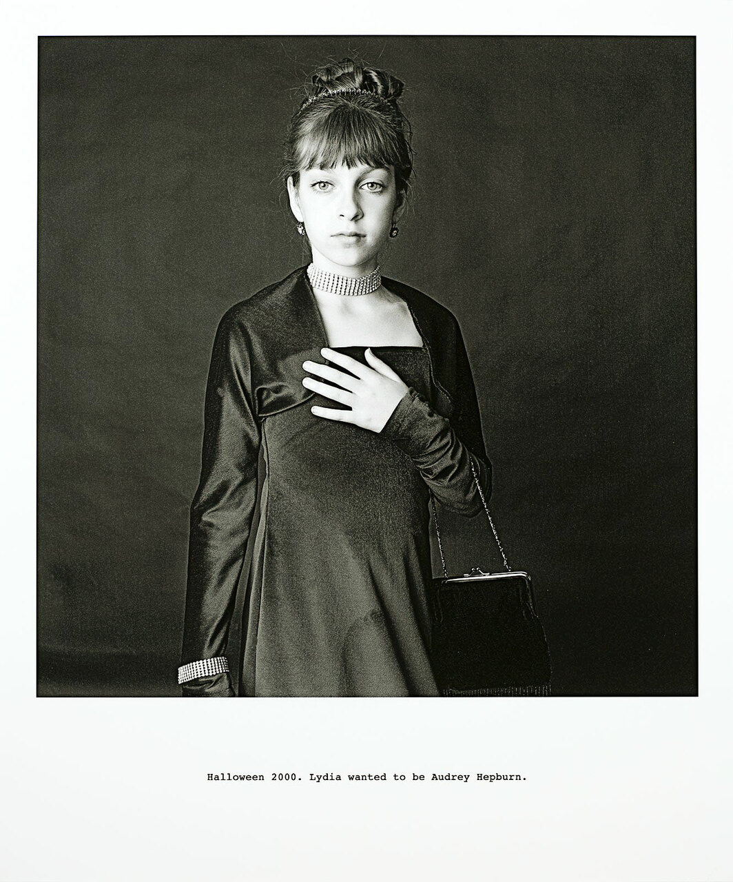 Tony Mendoza, "Halloween 2000. Lydia wanted to be Audrey Hepburn"