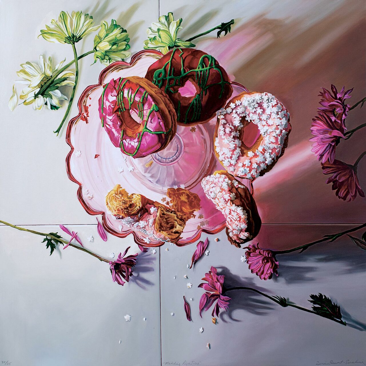 Denise Stewart-Sanabria, Matching Dye Jobs