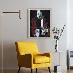 Rob Mathews - Card Player - on a wall