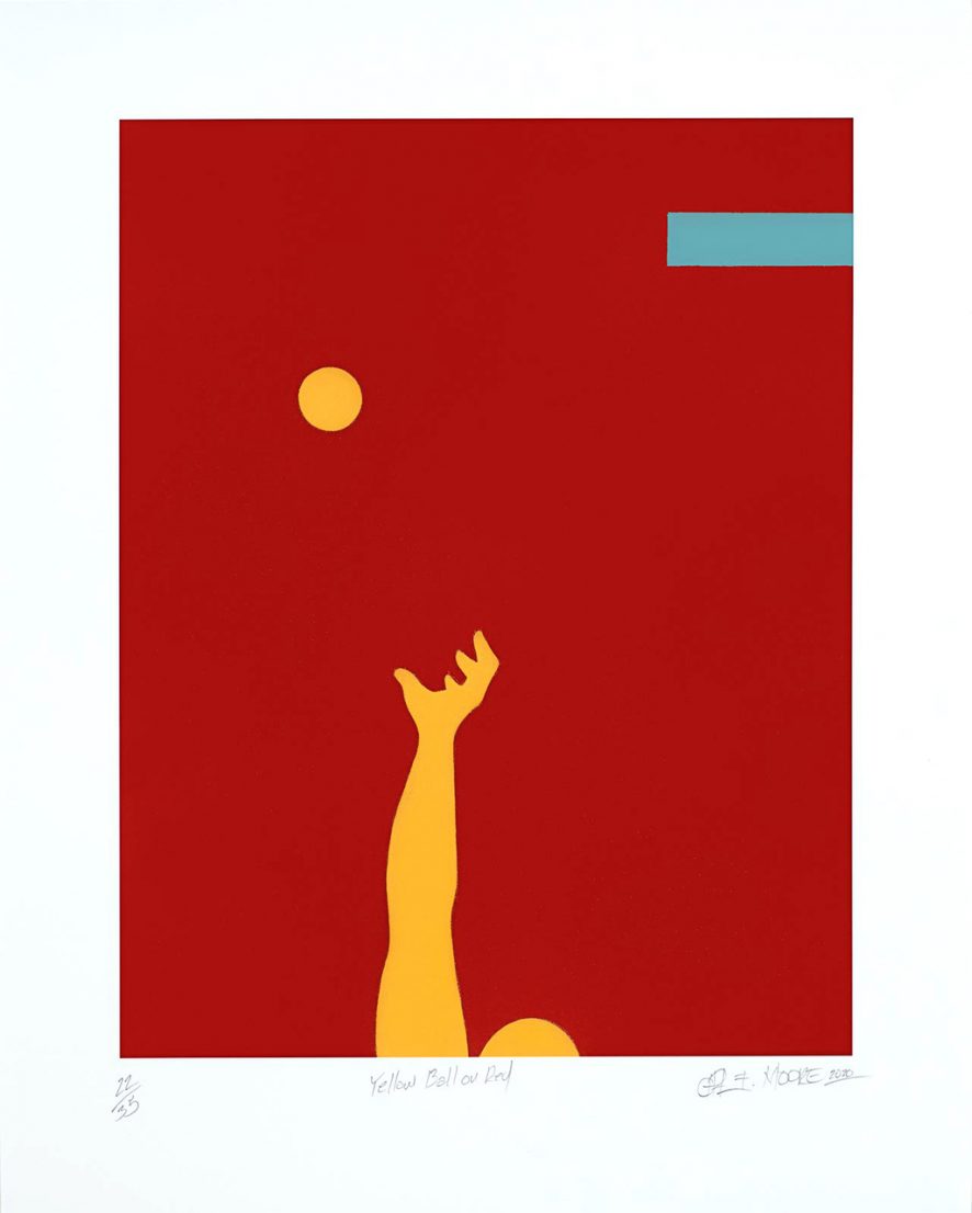 Carl E Moore - Yellow Ball - Artwork Image