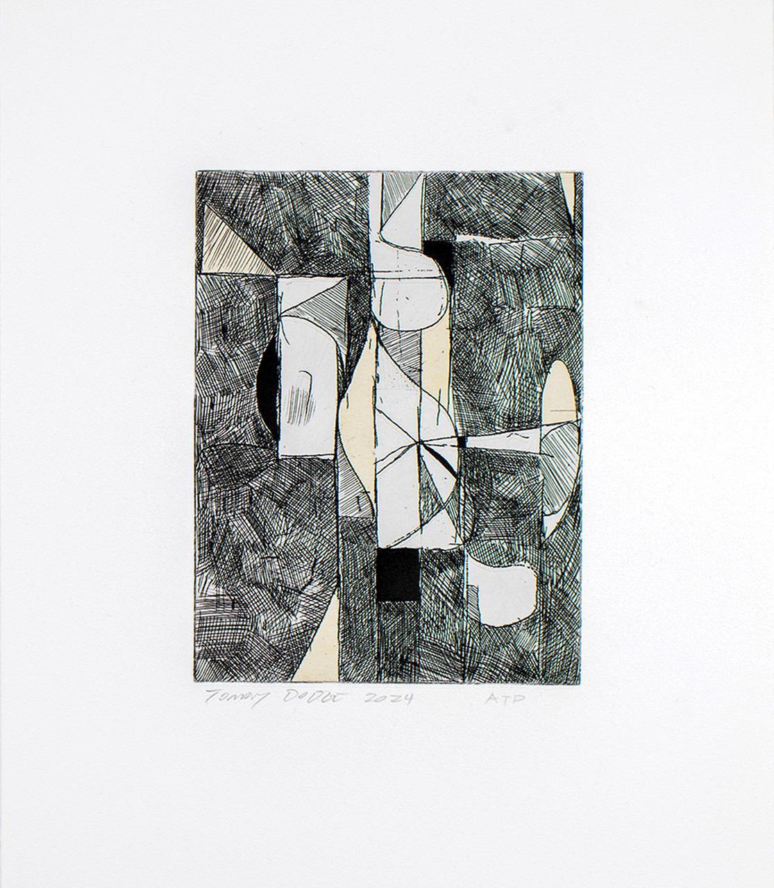 Tomory Dodge, Untitled (Chine Collé Etching 1)