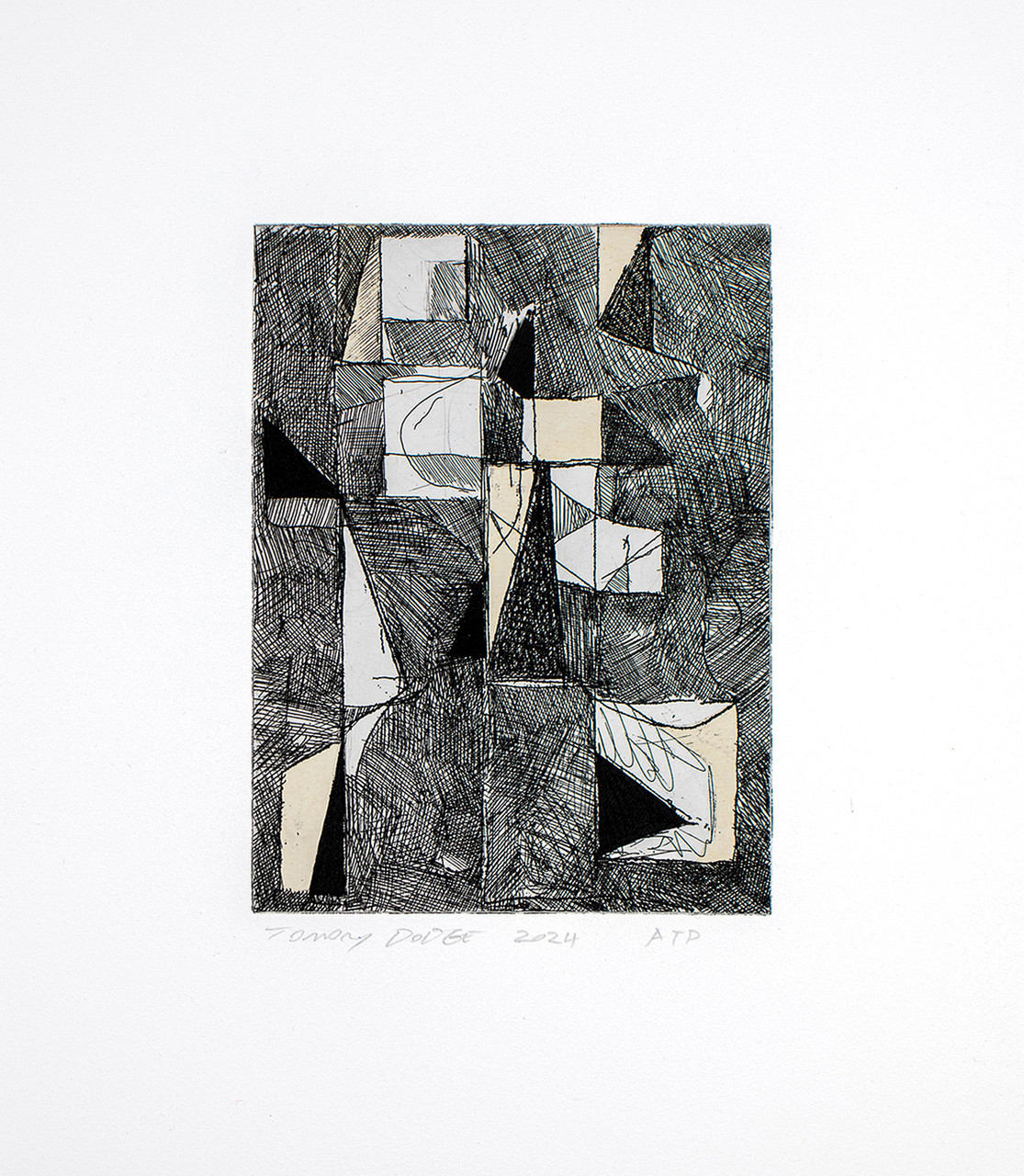 Tomory Dodge, Untitled (Chine Collé Etching 2)