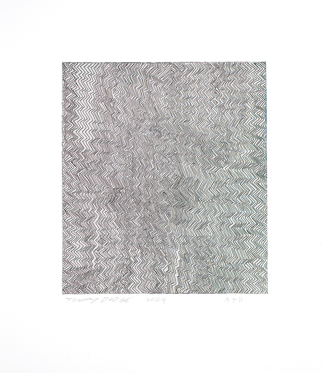 Tomory Dodge, Untitled (Large Line Etching)
