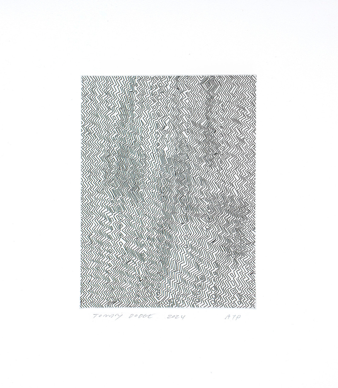 Tomory Dodge, Untitled (Line Etching Small)