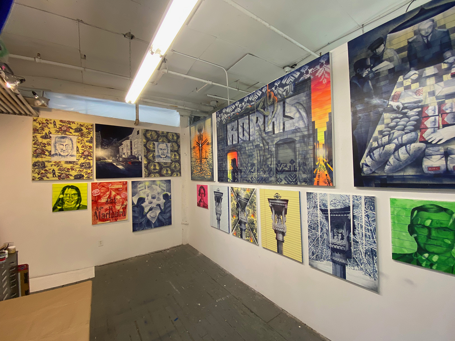 Daina Higgins' studio, Brooklyn, NY